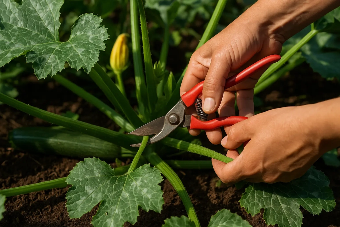 couper feuille basse